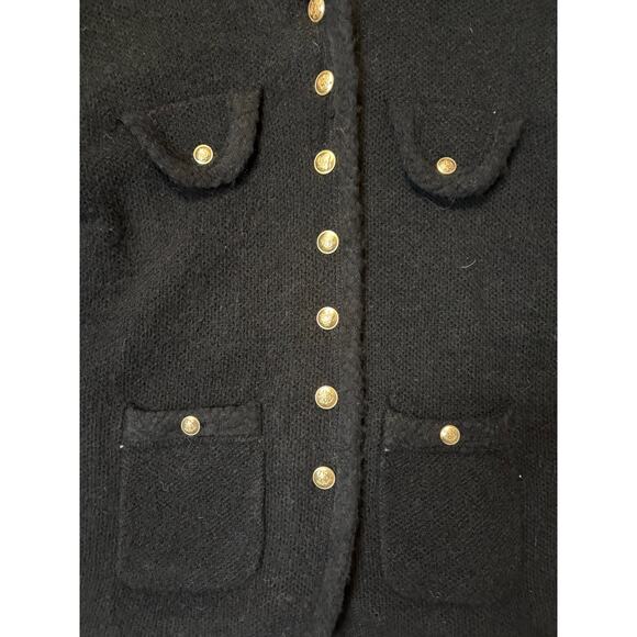 NWT J. Crew Lady Jacket Textured Merino Wool Cardigan XL Gold Buttons Preppy - Picture 13 of 15